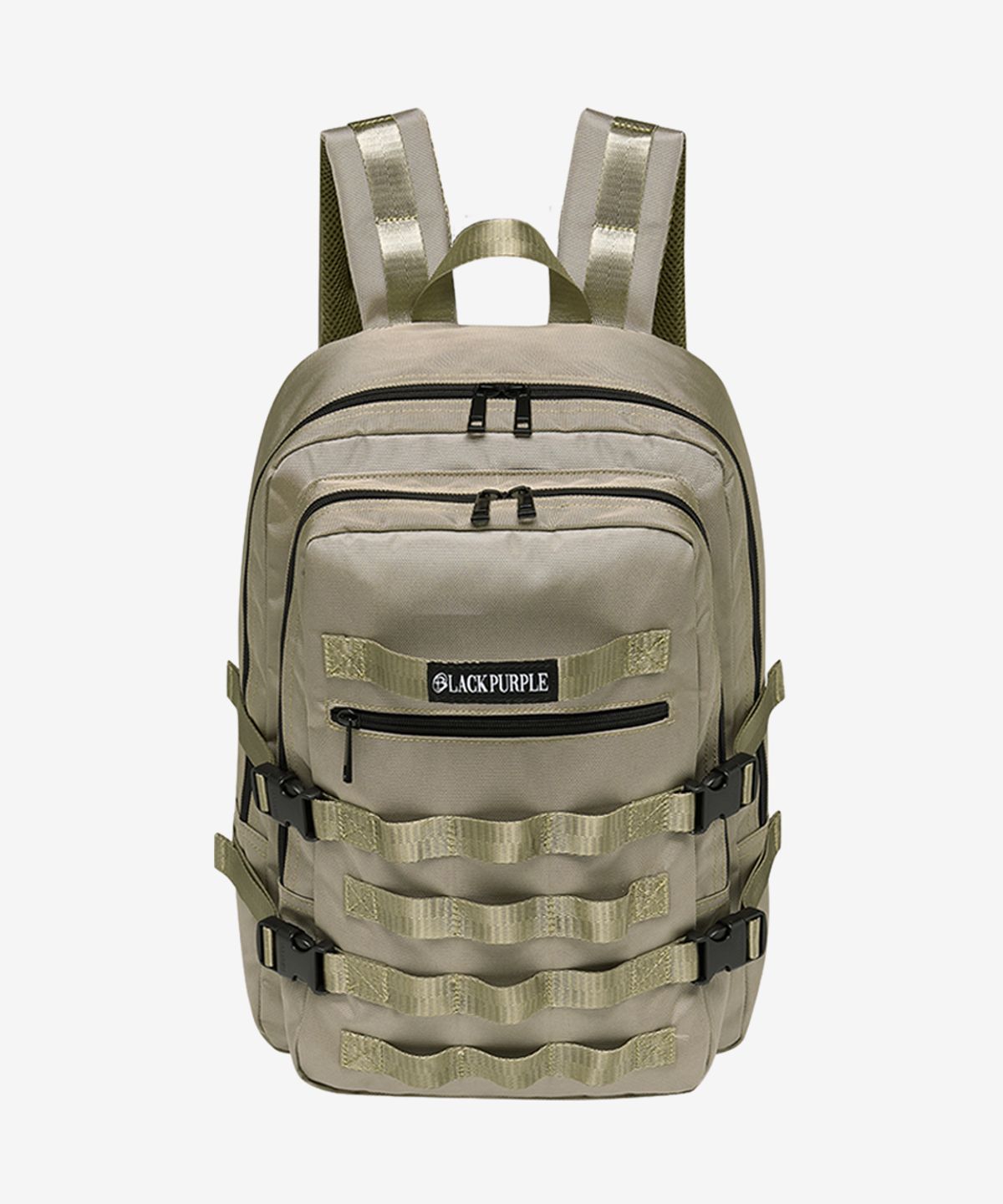 블랙 퍼플(BLACK PURPLE) 스페어 랩핑 백팩_베이지 Spare Wrapping Backpack_Beige