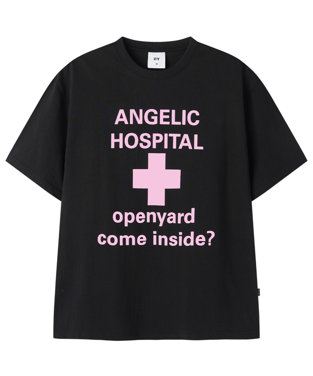오픈야드(오와이)(OPENYARD(OY)) ANGELIC ER TEE - BLACK