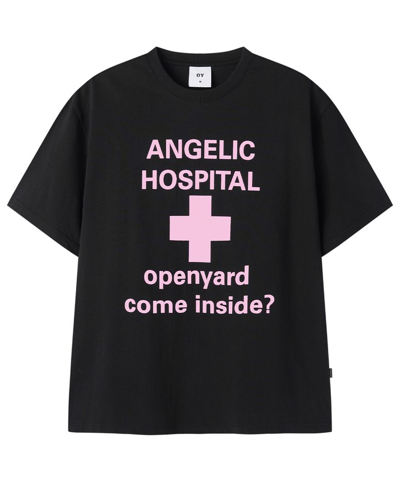 ANGELIC ER TEE - BLACK