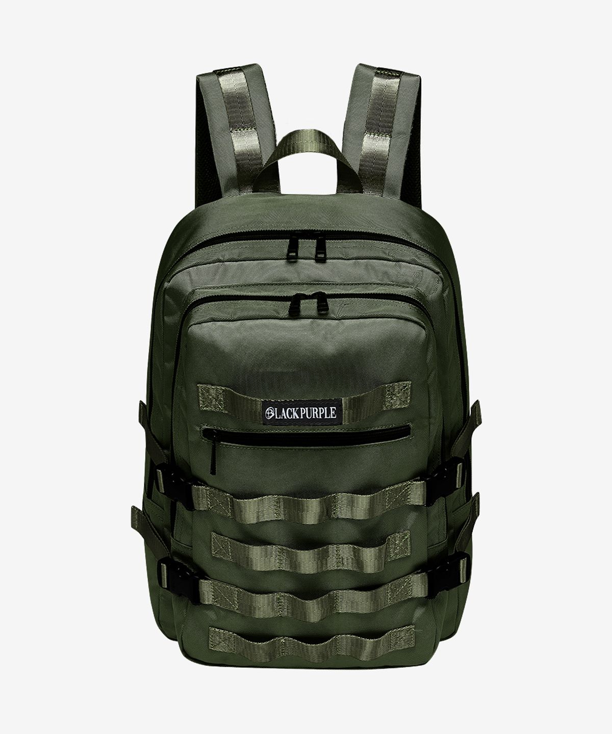 블랙 퍼플(BLACK PURPLE) 스페어 랩핑 백팩_카키 Spare Wrapping Backpack_Khaki