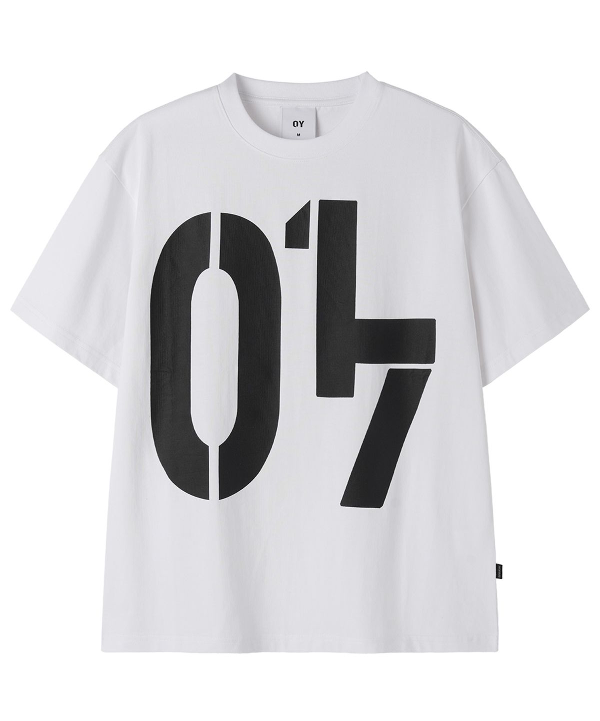 오픈야드(오와이)(OPENYARD(OY)) BLOCK CODE TEE - WHITE