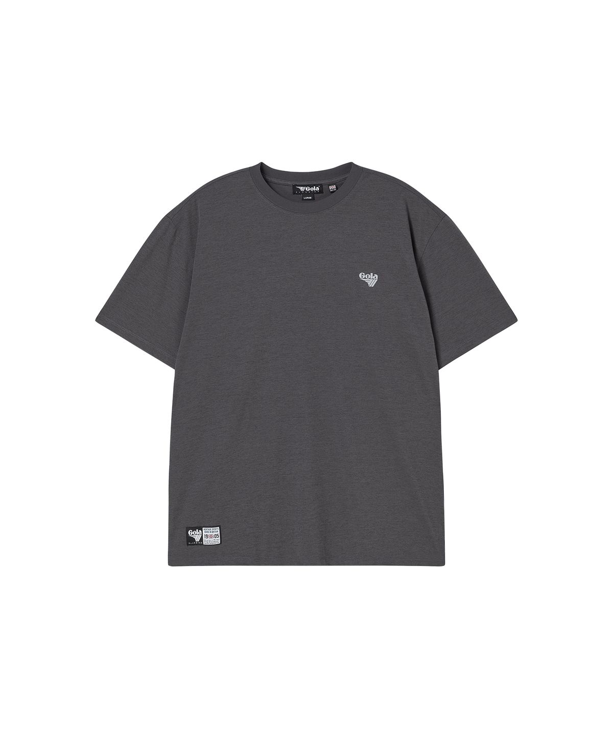 골라(GOLA) AIR T-SHIRT [CHARCOAL]