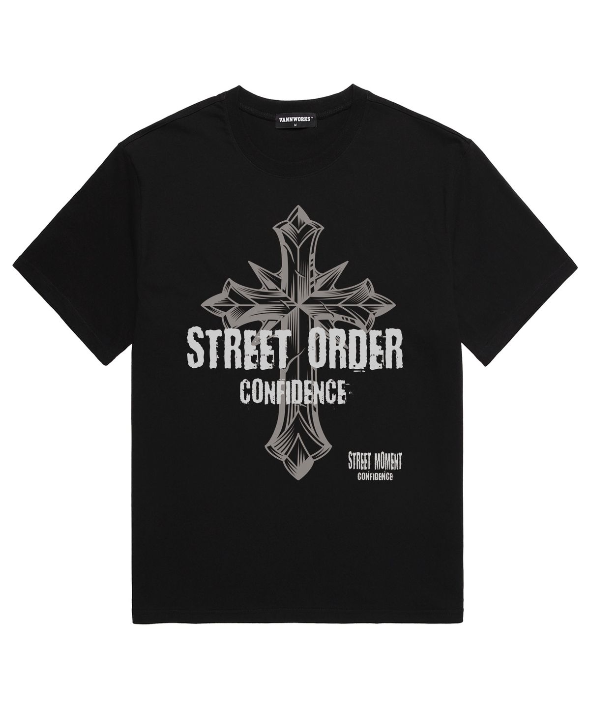 밴웍스(VANNWORKS) STREET ORDER 반팔 티셔츠 (VS0133) 블랙