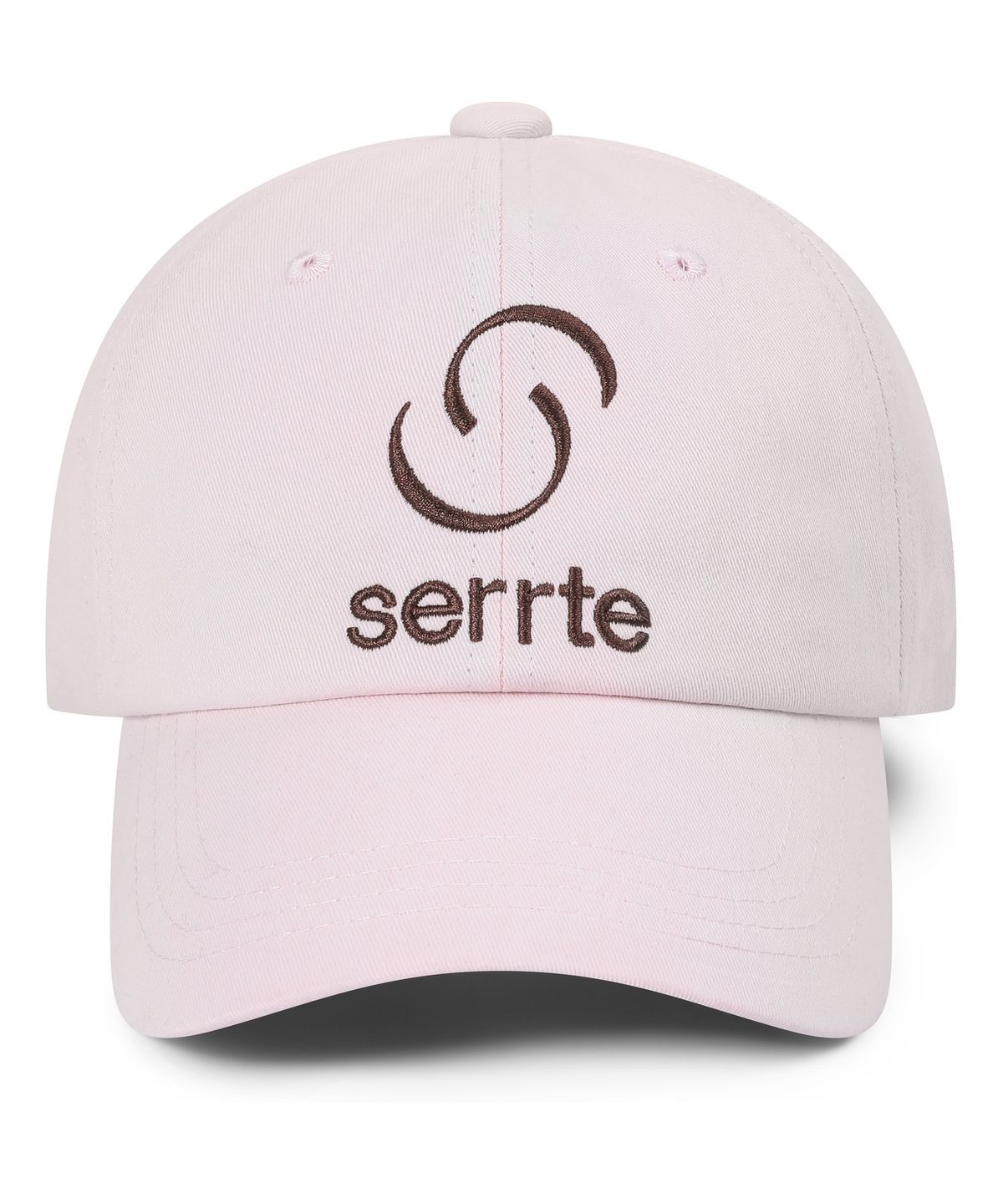 세르테(SERRTE) 베이직 로고 볼캡 남녀공용 베이비 핑크