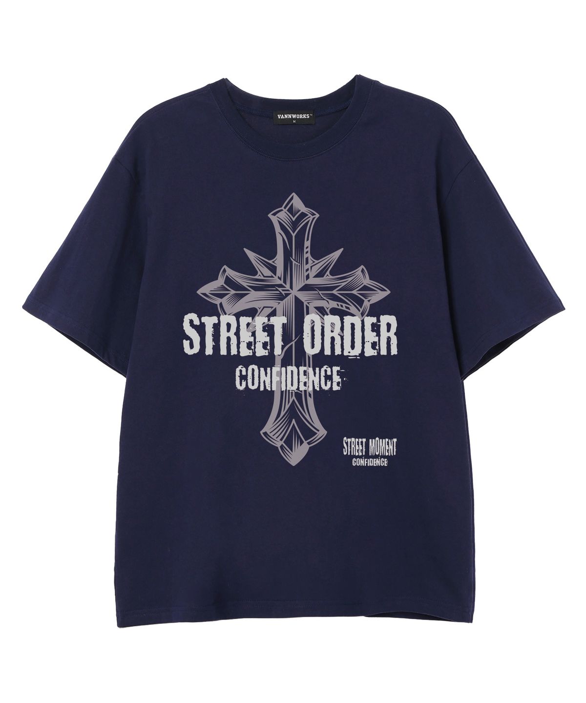밴웍스(VANNWORKS) STREET ORDER 반팔 티셔츠 (VS0133) 네이비