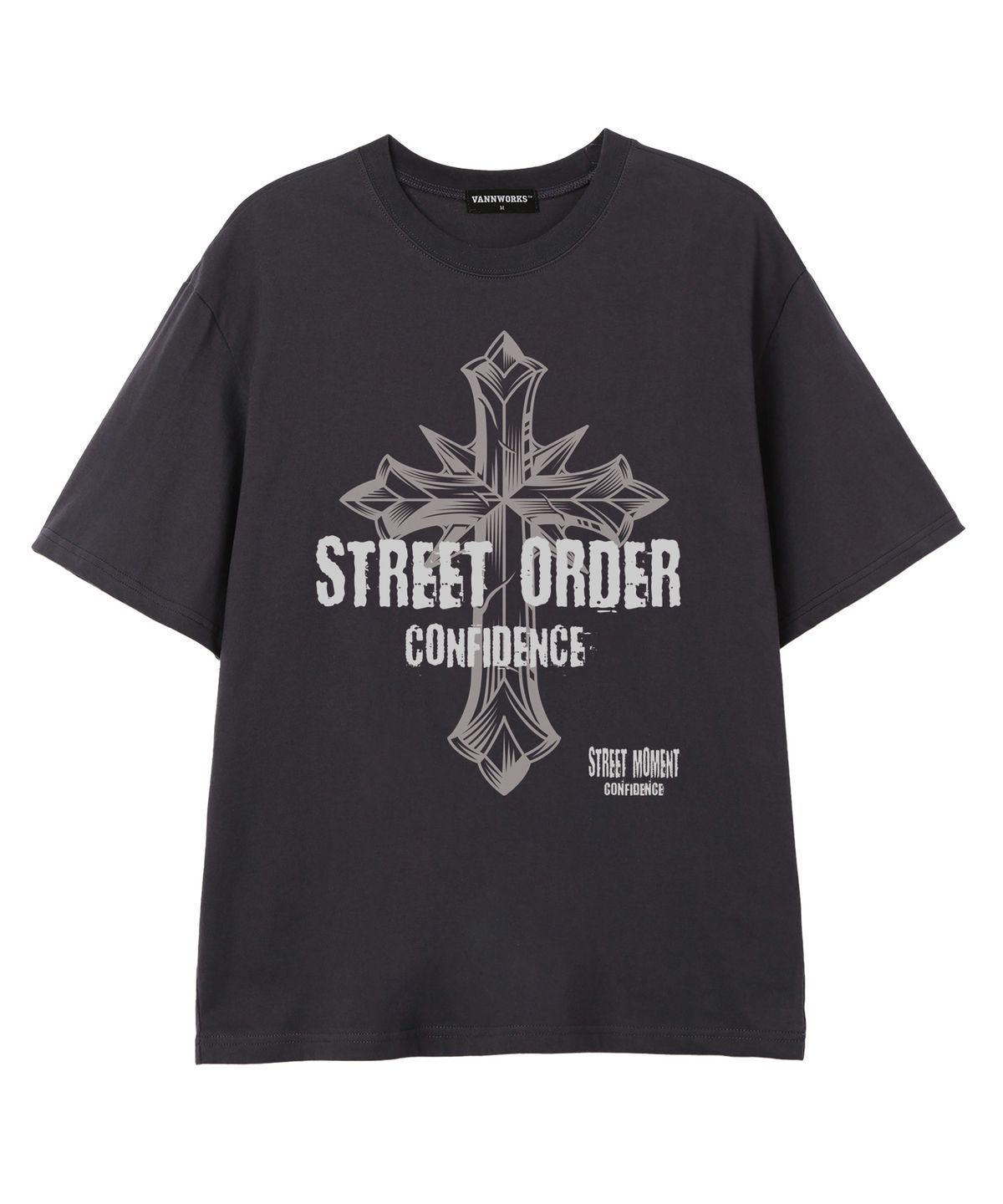 밴웍스(VANNWORKS) STREET ORDER 반팔 티셔츠 (VS0133) 차콜