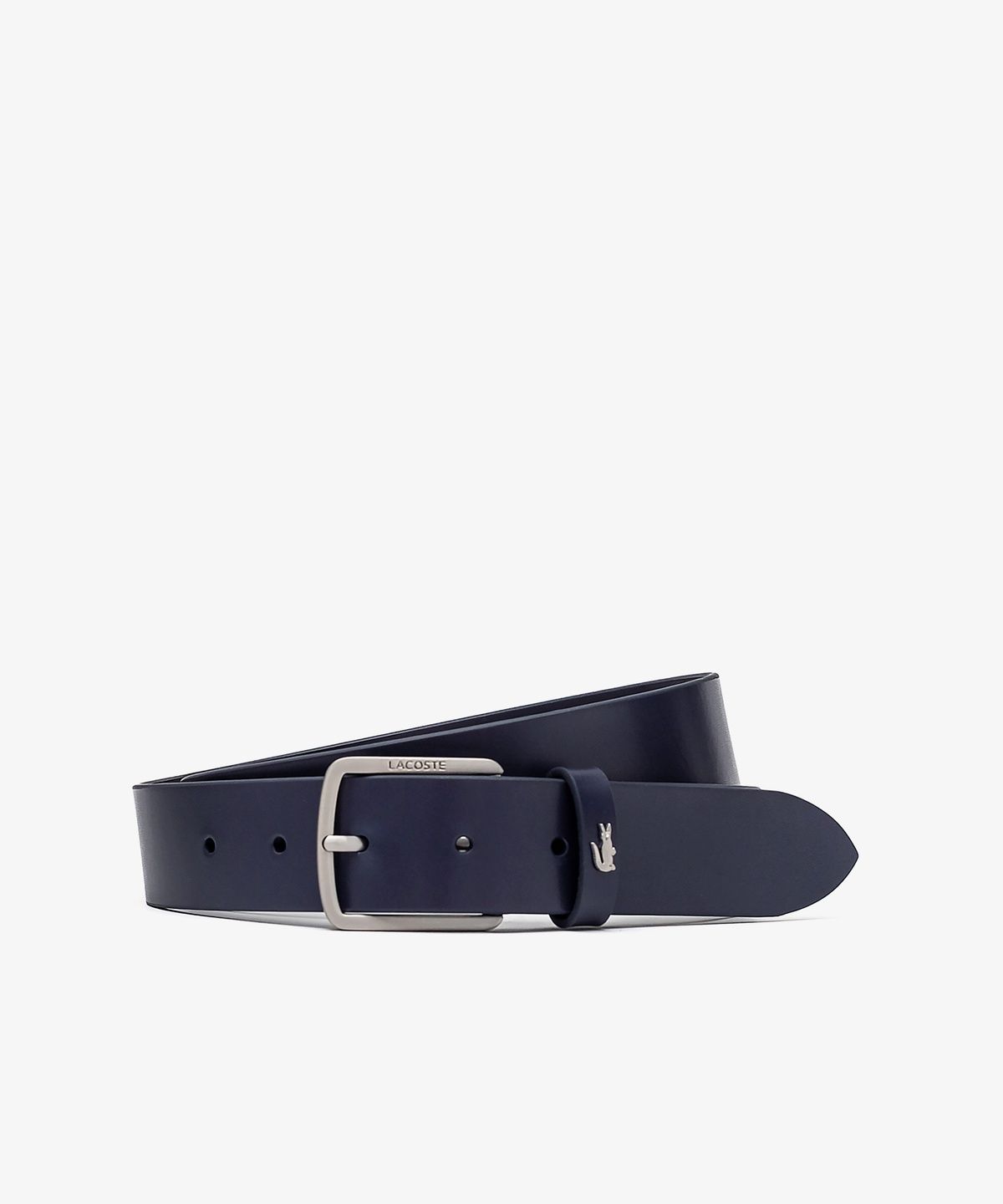 라코스테(LACOSTE) 남성 엘레강스 35MM 실버크록 가죽벨트 RC4082M56G 021