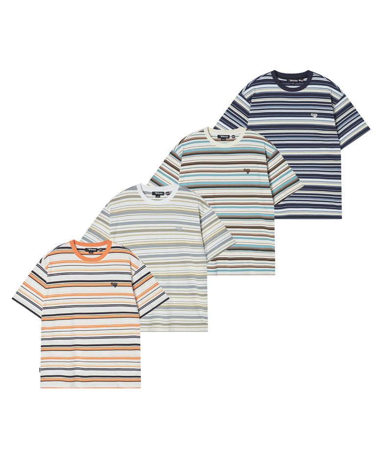MULTI STRIPE T-SHIRT [4 COLOR]