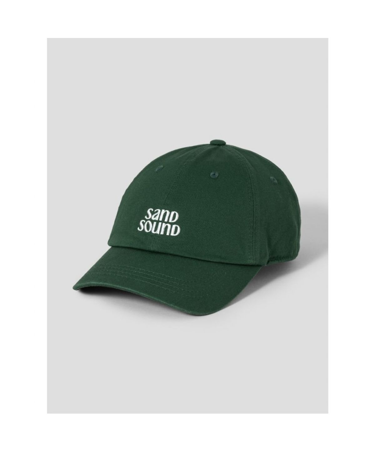 샌드 사운드(SAND SOUND) (UNISEX) 스몰로고 볼캡  그린