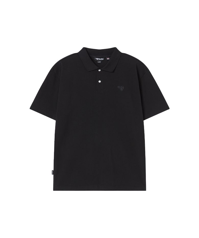 ESSENTIAL POLO SHIRT [BLACK]