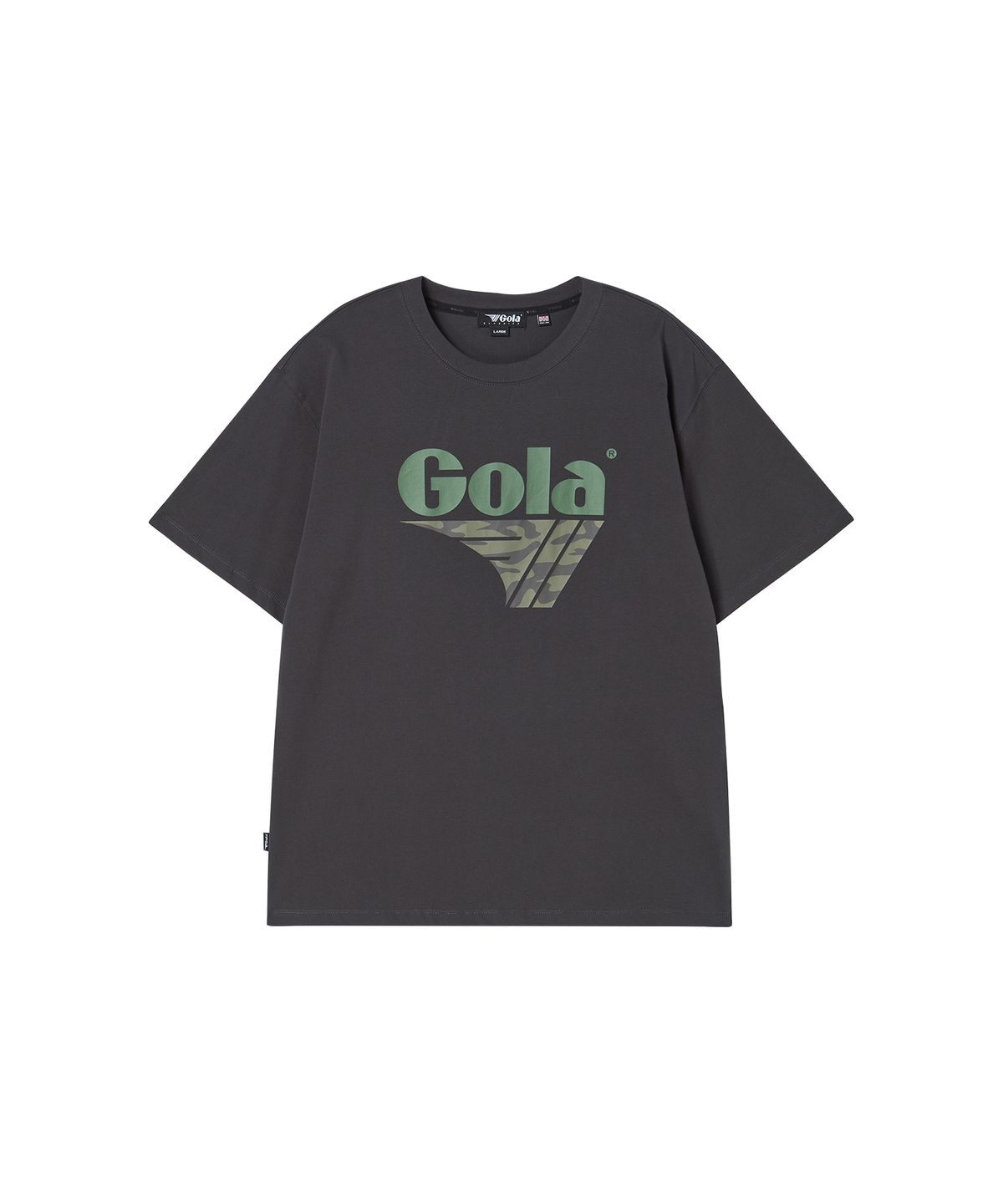 골라(GOLA) BIG LOGO T-SHIRT [CHARCOAL]