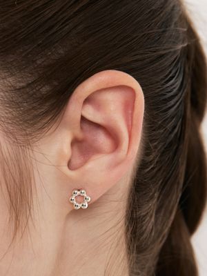[sv925] grain dot studs earring
