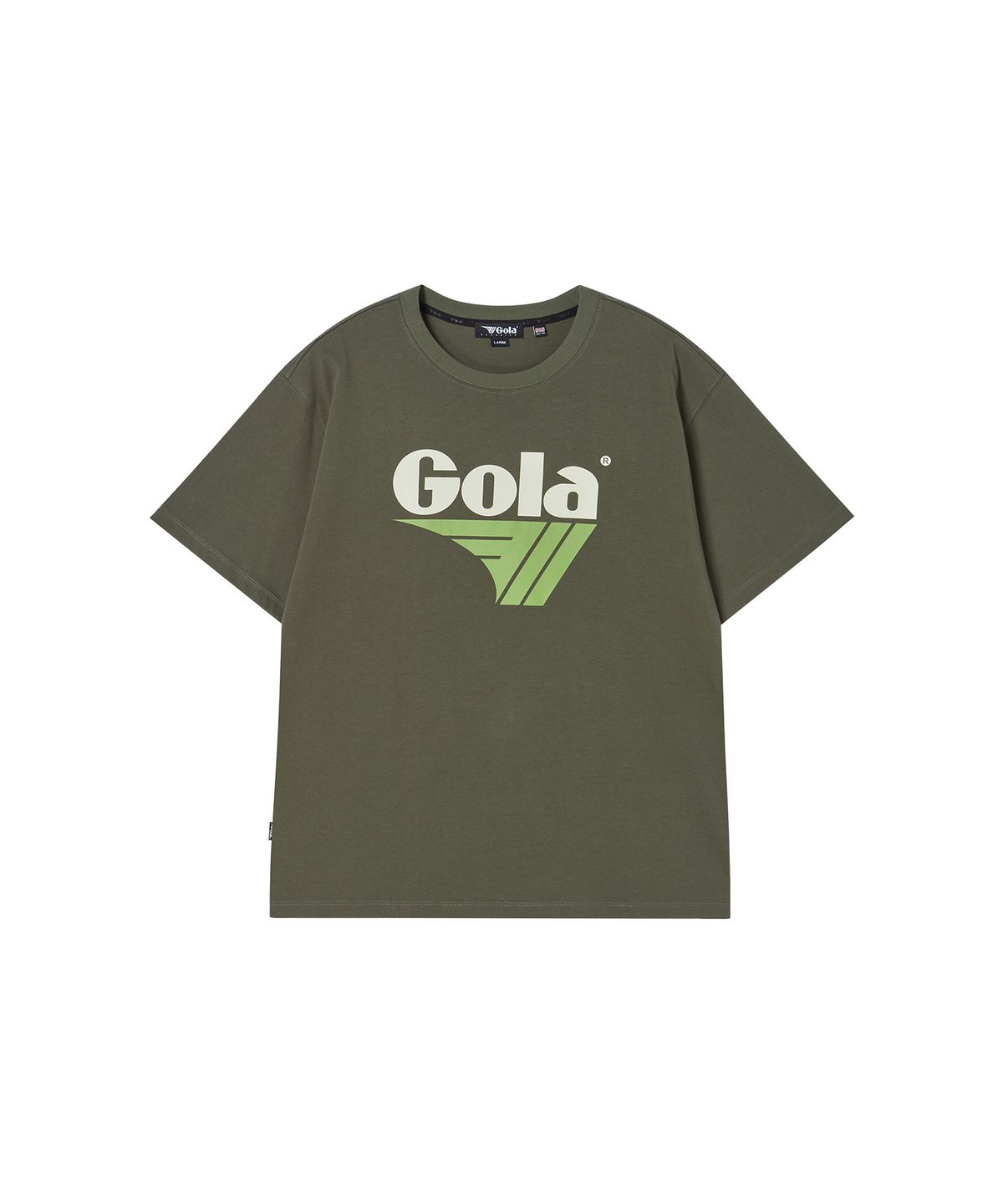 골라(GOLA) BIG LOGO T-SHIRT [KHAKI]