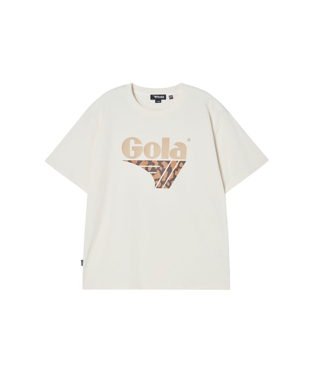 골라(GOLA) BIG LOGO T-SHIRT [CREAM]