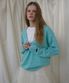 [소라 PICK] WOOL DEEP V-NECK BUTTON PULLOVER KNIT (SKY BLUE)