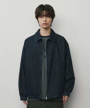 오버사이즈 데님 블루종_BLUE