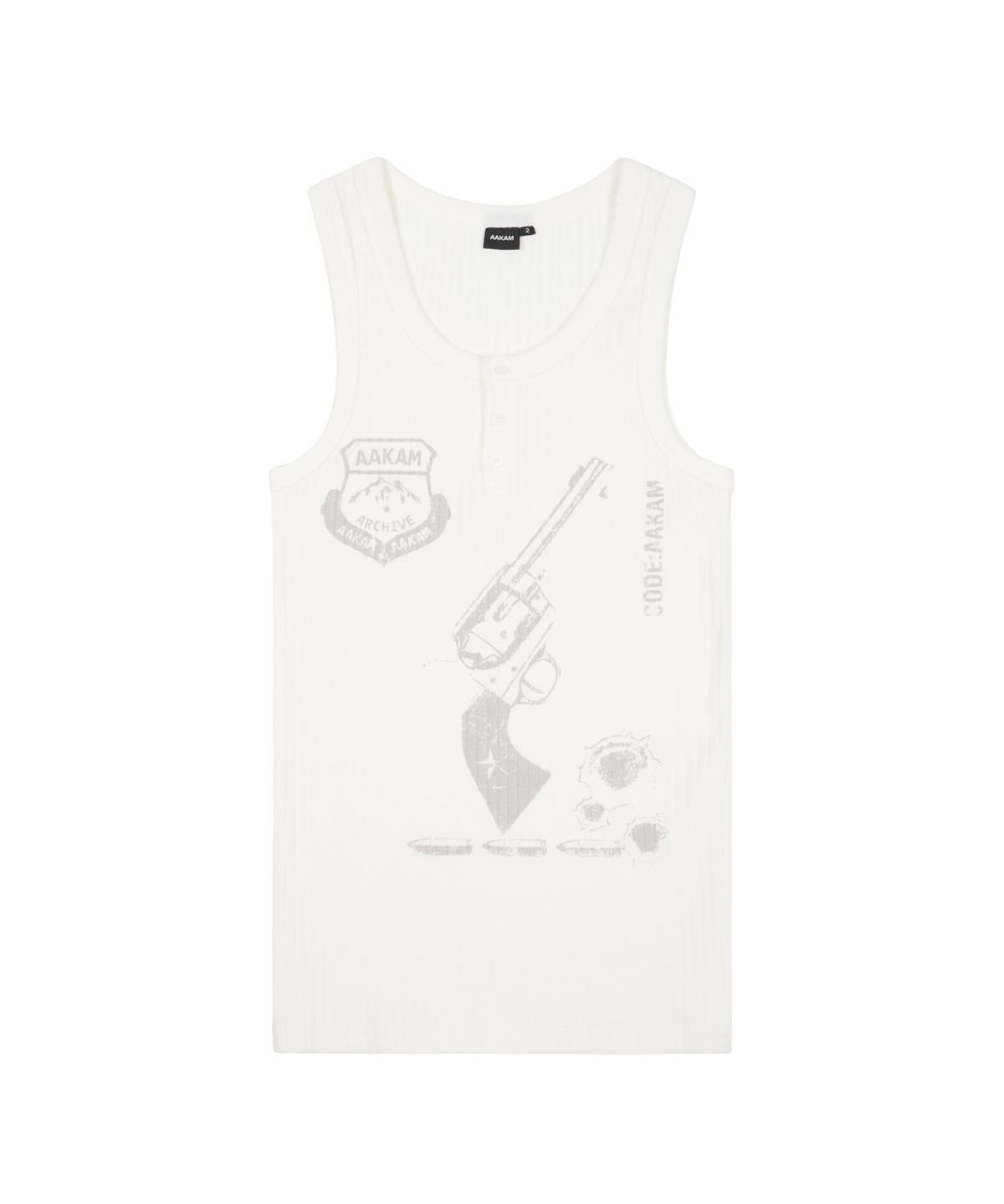 아캄(AAKAM) Pistol Sleeveless (White)