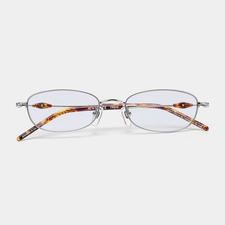 팁토 Tiptoe Silver Tortoise & Clear