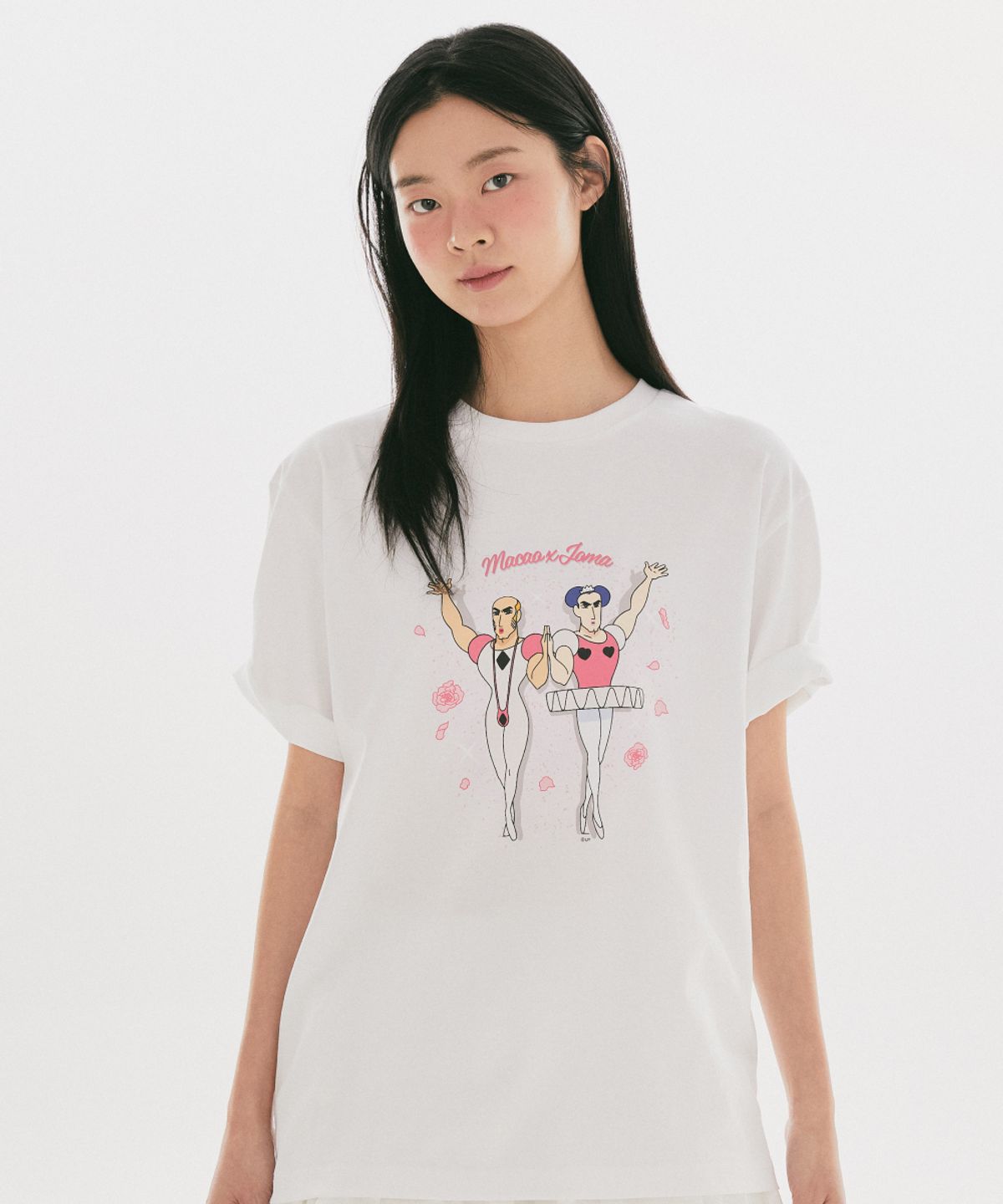 스파오(SPAO) [짱구] 반팔 티셔츠(WHITE)_SPRLG25U07