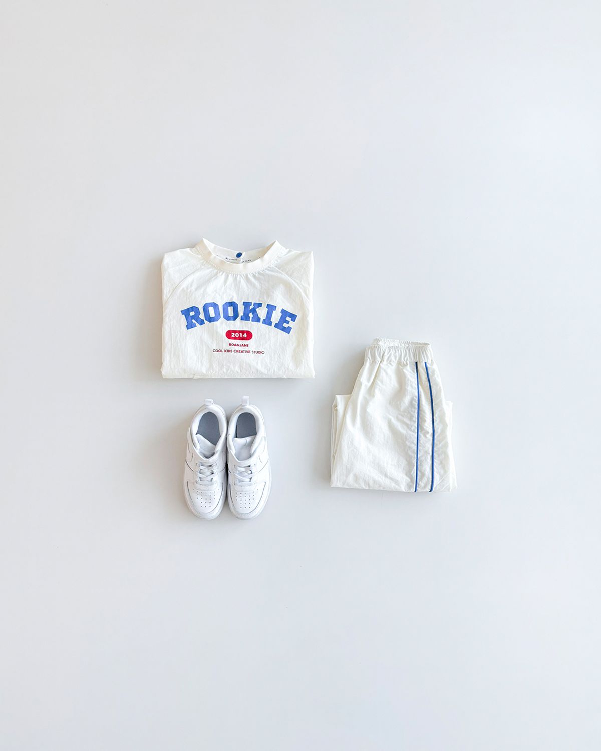 로아앤제인(ROANJANE) 루키 맨투맨+후프 팬츠 SET