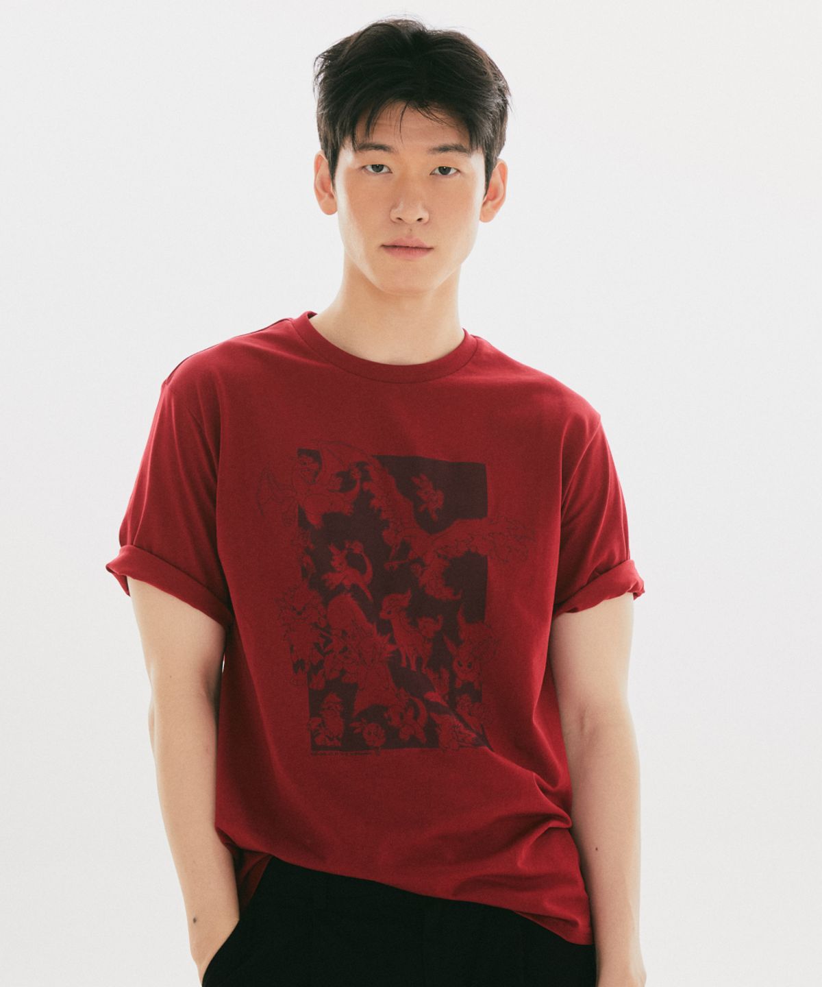 스파오(SPAO) [포켓몬] 반팔 티셔츠(RED)_SPRLG25U11