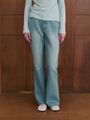 JAMIE bootcut denim pants_BLUE