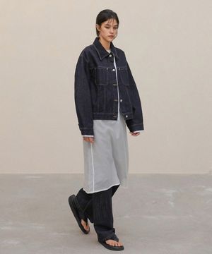 더블 레이어드 스커트