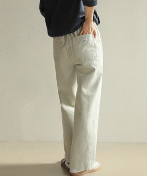 663 코튼스판 뒷밴딩 팬츠