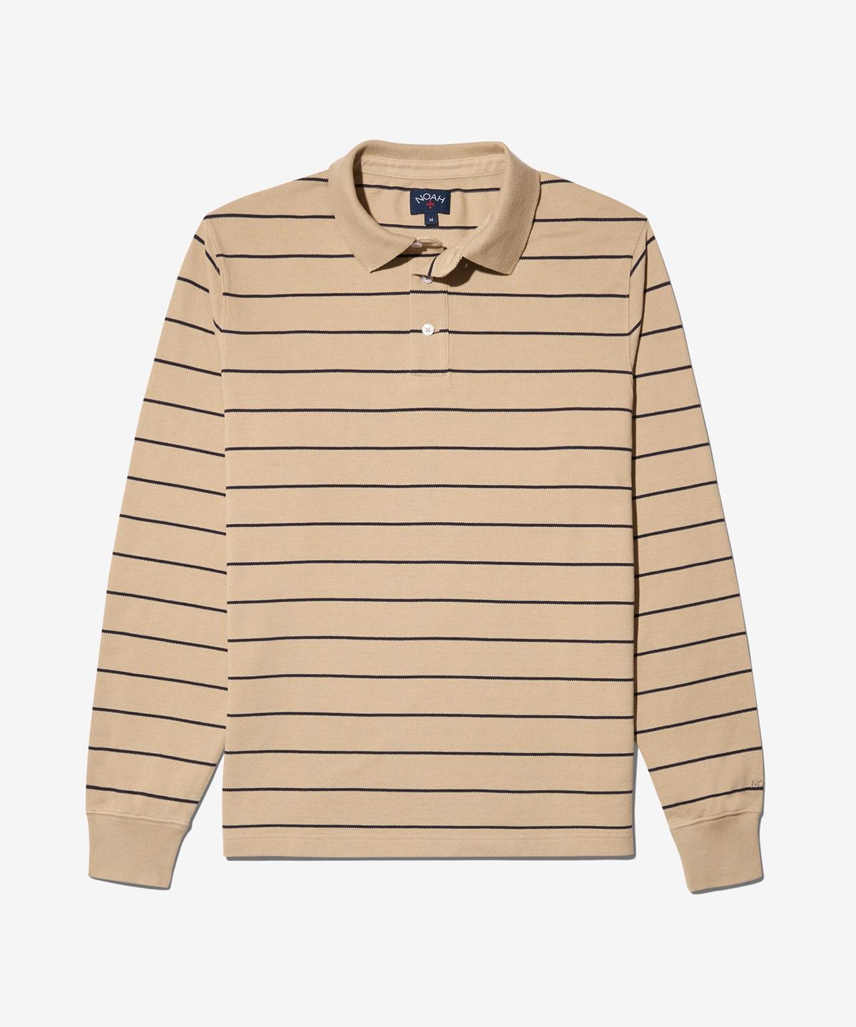 노아(NOAH) (U) 롱 슬리브 피케 폴로 카키 LONG SLEEVE PIQUE POLO KHAKI/NAVY
