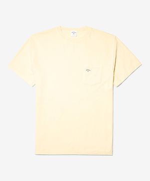 (U) 코어 로고 포켓 티 라이트 옐로우 CORE LOGO POCKET TEE LIGHT YELLOW
