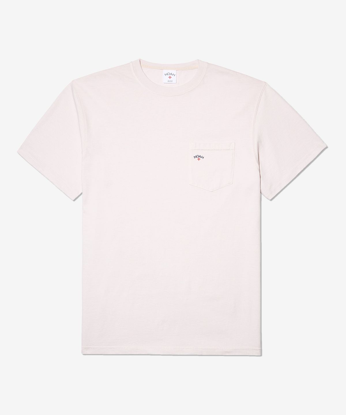 노아(NOAH) (U) 코어 로고 포켓 티 라이트 핑크 CORE LOGO POCKET TEE LIGHT PINK
