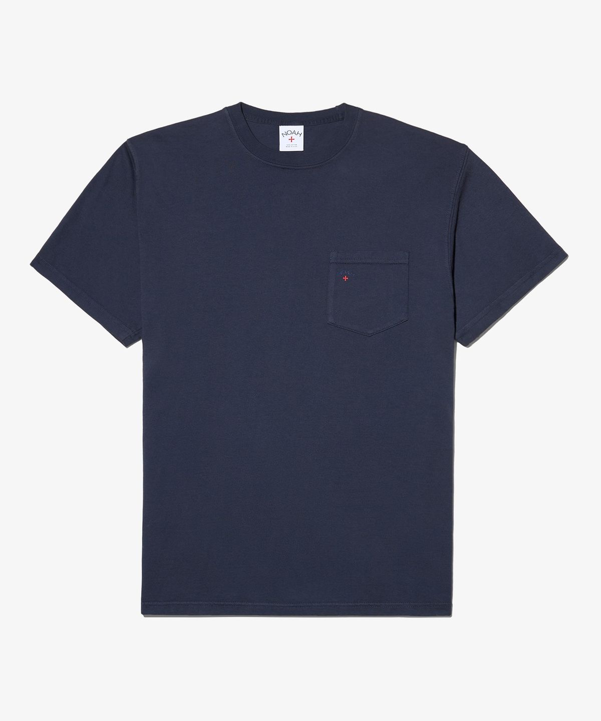 노아(NOAH) (U) 코어 로고 포켓 티 블랙베리 CORE LOGO POCKET TEE BLACKBERRY