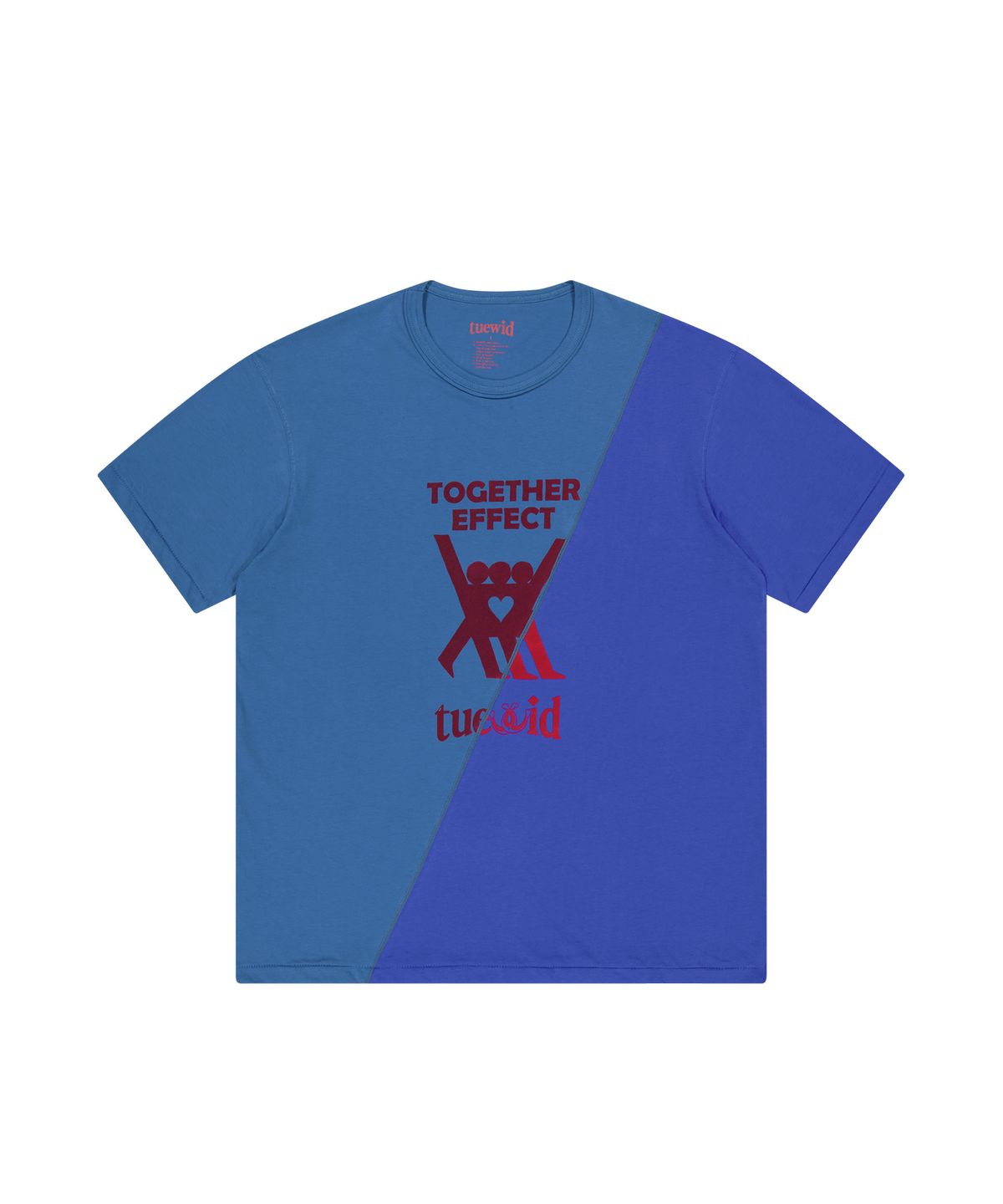 투위드(TUEWID) Tuewid together effect t-shirts in cobalt