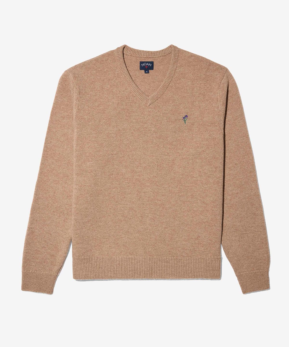 노아(NOAH) (U) 브이넥 메리노 스웨터 베이지 V-NECK MERINO SWEATER BEIGE