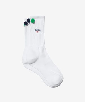 (U) 폼 폼 삭스 화이트 POM POM SOCKS WHITE