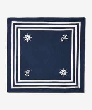 (U) 세일러 반다나 네이비 화이트 SAILOR BANDANA NAVY/WHITE