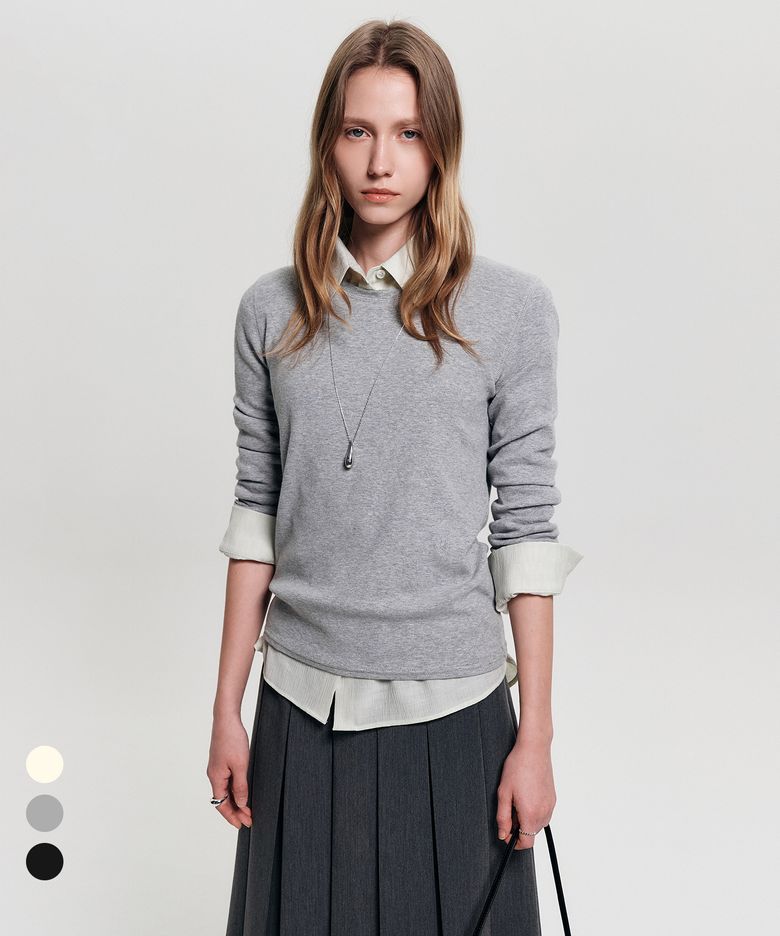 에린 베이직 티셔츠 / ELIN BASIC T-SHIRT_3colors
