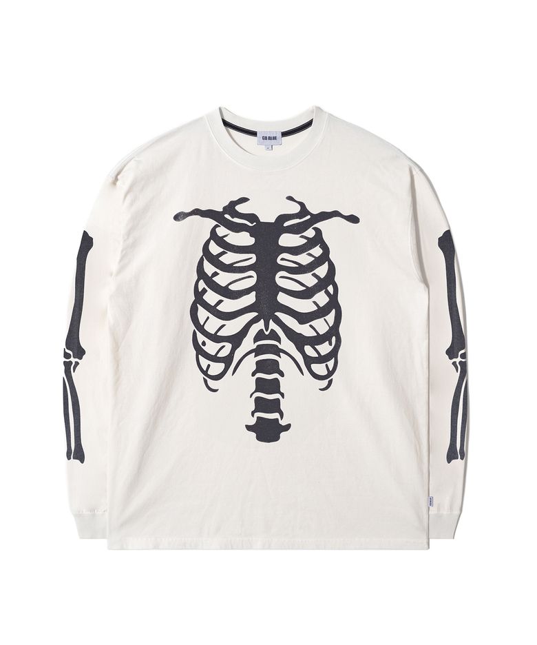Bones Washed Long Sleeve (Ecru)