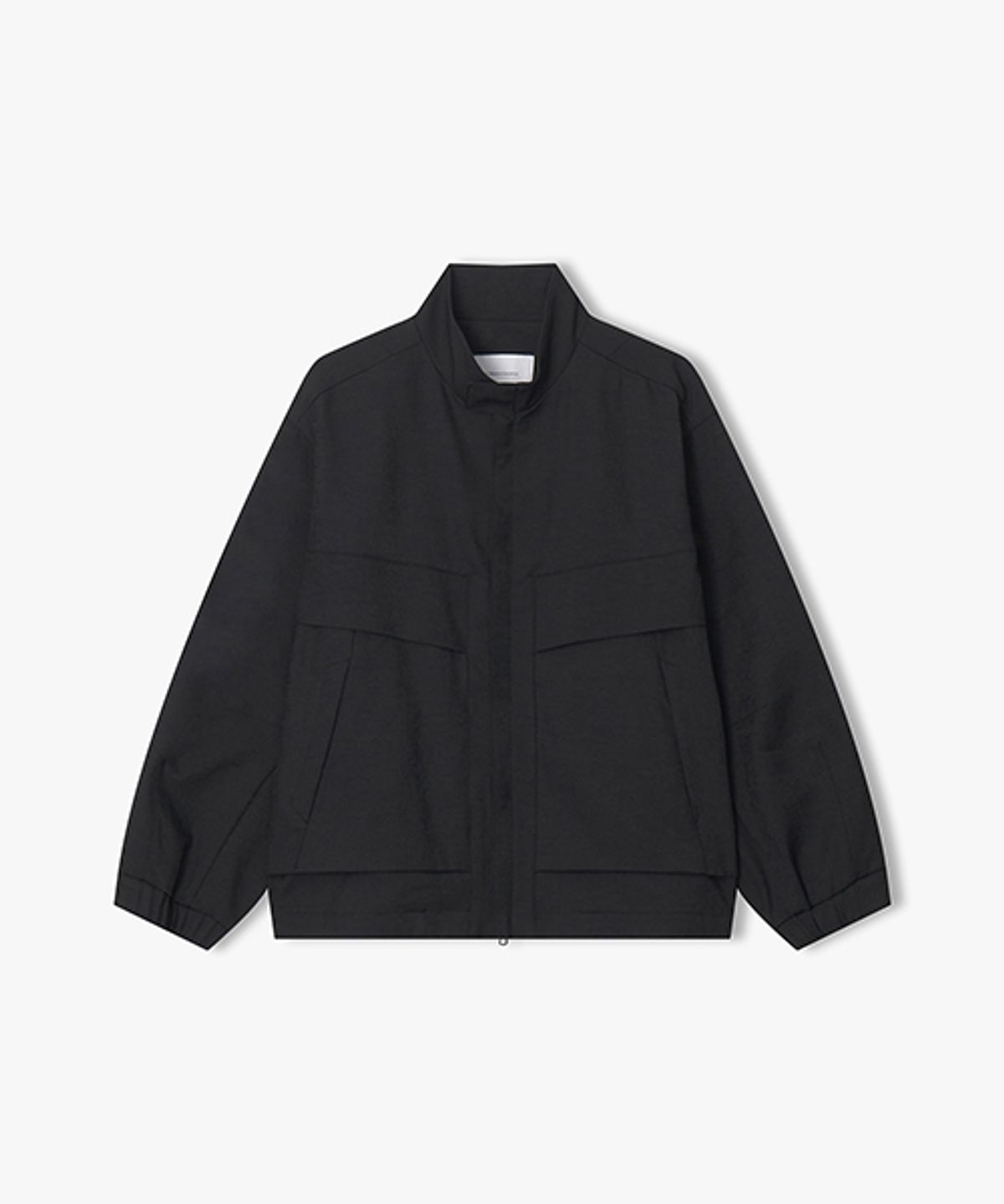 리버클래시(LIBERCLASSY) [26SS] LMM22703 블랙 드로우 스트링 점퍼