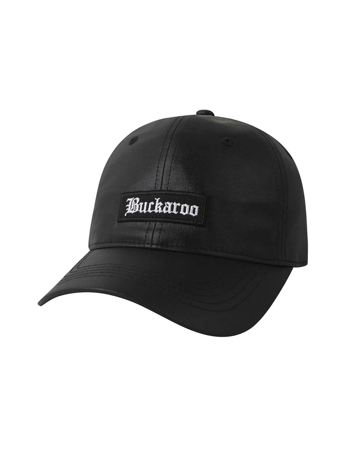 버커루(BUCKAROO) 나일론 로고 볼캡 블랙