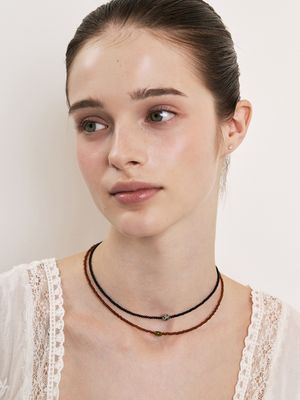 jasper rock beads necklace