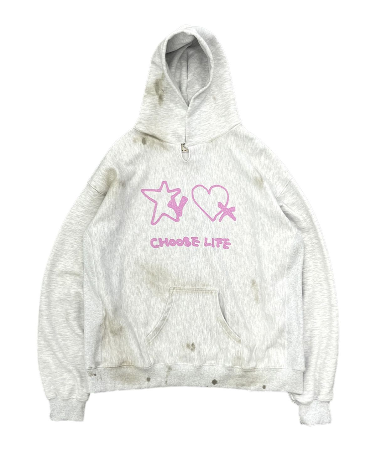 로스트타운서플라이(LOSTTOWNSUPPLY) 추스라이프 후디 라이트 멜란지