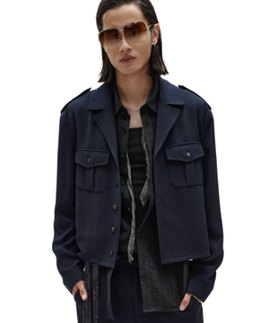 포르토 마린 트러커 자켓 다크 네이비