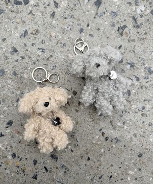 뽀글이 퍼피 키링 - 2컬러