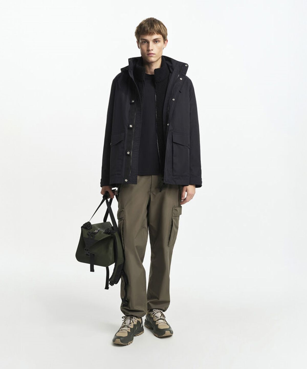 에이글(Aigle) MTD® 후드 숏 트윌 자켓 T-KIT AIW25MOUT005NOI