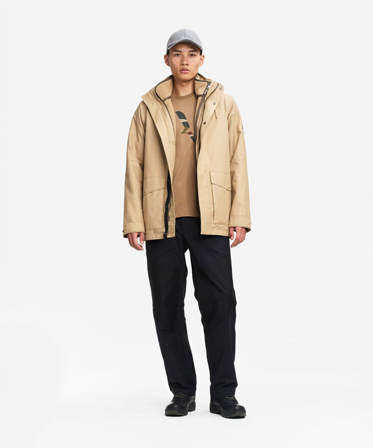 에이글(Aigle) MTD® 후드 숏 트윌 자켓 T-KIT AIW25MOUT005OSI