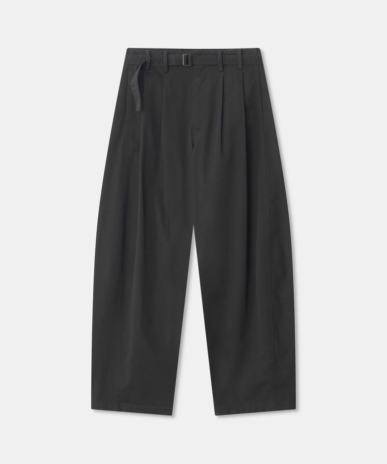 Chino belt pants / DARK GRAY