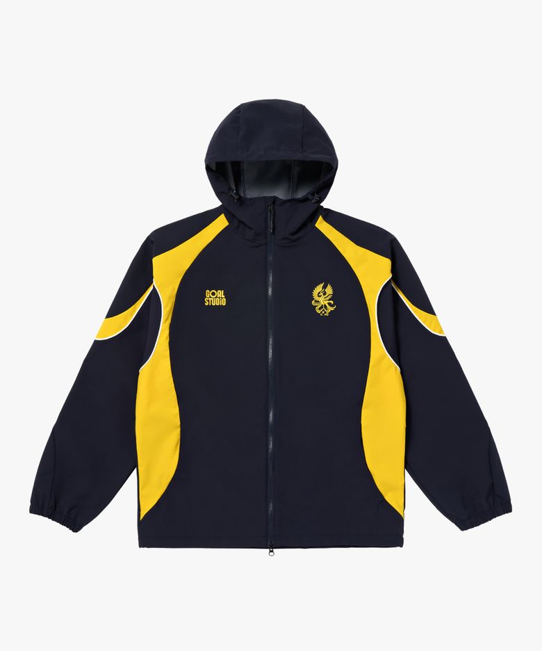 GFC 26 PIPING HOODED TRACK JACKET-NAVY