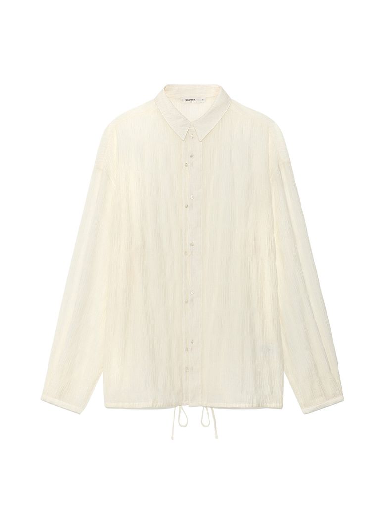 COASTAL WRINKLE SHIRT (IVORY)