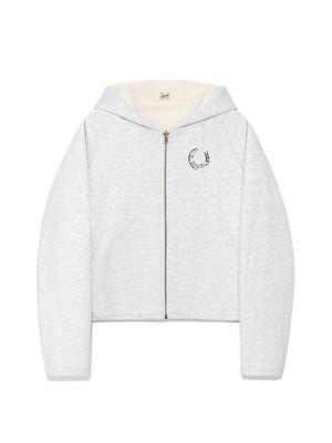 NOVA REVERSIBLE WAFFLE JACKET (MELANGE GRAY)